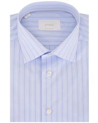 Eton - Striped Dress Shirt - Lyst
