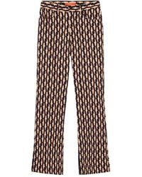 La DoubleJ - Flared Jeans Met Geometrische Print - Lyst