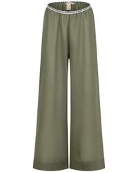 Paramidonna - Pantalones De Playa Tessa Con Logo En La Cintura - Lyst