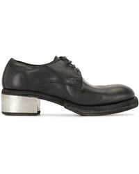 Guidi - Contrast Heel Lace-Up Shoes - Lyst