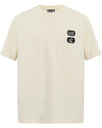 EA7 - Urban Skate Logo-Patch Graphic-Print T-Shirt - Lyst