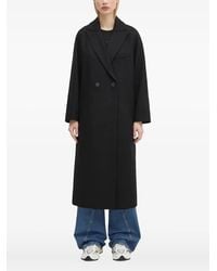 A.P.C. - Manteau En Laine À Boutonnière Croisée - Lyst