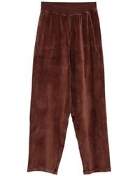 Baserange - Velvet Elasticated-Waistband Trousers - Lyst