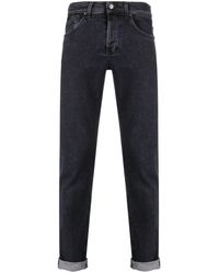 Dondup - Slim-Fit-Jeans mit Umschlag - Lyst