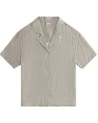 Kith - Elena Monogram Silk Camp Shirt - Lyst