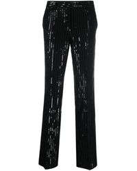 MICHAEL Michael Kors - Pantalon orné de sequins à taille haute - Lyst
