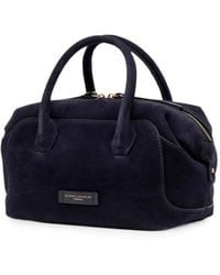 Gianni Chiarini - Gemma Suede-Finish Logo-Plaque Tote Bag - Lyst