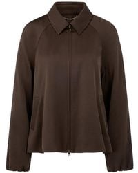 Marc Cain - Zip-Up Raglan-Sleeve Jacket - Lyst