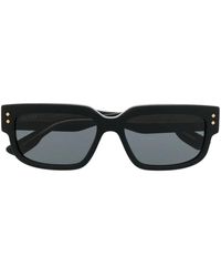 Gucci - Rectangle-Frame Tinted Sunglasses - Lyst