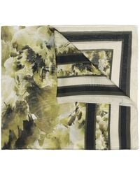Alberta Ferretti - Floral-Print Silk Scarf - Lyst