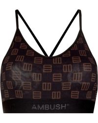 Ambush - Top Tipo Sujetador Con Monograma - Lyst
