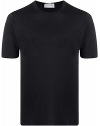 John Smedley - Jersey-knit Cotton T-shirt - Lyst