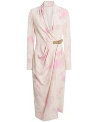 Moschino - Printed Midi Dress - Lyst