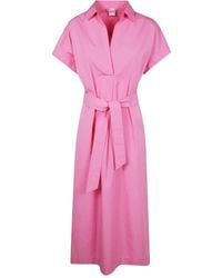 Aspesi - Midikleid aus Baumwolle - Lyst