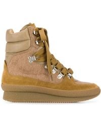Isabel Marant - Chunky Lace-Up Boots - Lyst