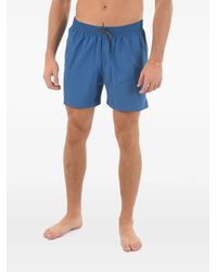 Nike - Logo-Print Elasticated Swim Shorts - Lyst