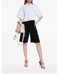 Alexander Wang - Cropped Oversized Polo - Lyst