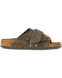 Birkenstock - Kyoto Suede Slides - Lyst
