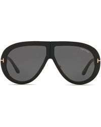 Tom Ford - Troy Pilot-Frame Sunglasses - Lyst