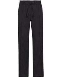 Dolce & Gabbana - Pantaloni A Gamba Ampia Con Coulisse - Lyst