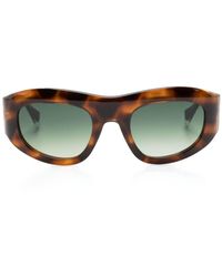 Gigi Studios - Galilea Oval-frame Sunglasses - Lyst