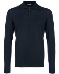 Drumohr - Long Sleeve Polo Shirt - Lyst