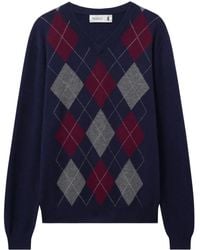 Pringle of Scotland - Argyle Cashmere Jumper - Lyst