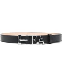 Emporio Armani - Gürtel Mit Logo-Schnalle - Lyst