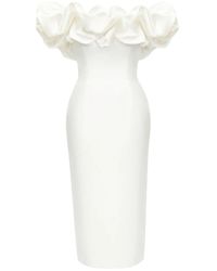 POST MERIDIEM - Meringue Midi Dress - Lyst
