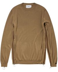 Setchu - Zip-Detail Knit Sweater - Lyst