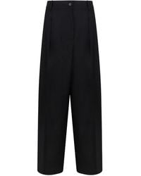 P.A.R.O.S.H. - Pleated Button-Fastening Trousers - Lyst