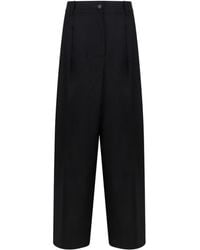 P.A.R.O.S.H. - Pleated Button-Fastening Trousers - Lyst