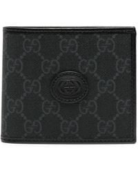 Gucci - Leather Interlocking G Coin Wallet. - Lyst