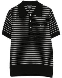 A.P.C. - Aiine Polo Shirt - Lyst