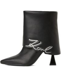 Karl Lagerfeld - 100Mm Debut Ii Boots - Lyst