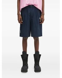 Aape By A Bathing Ape - Logo-Embroidered Bermuda Shorts - Lyst