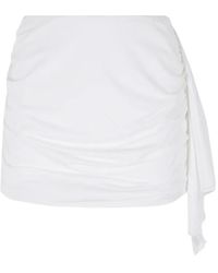 FEDERICA TOSI - Ruched Draped Skirt - Lyst