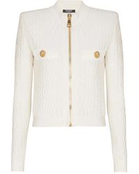 Balmain - Cárdigan con cremallera - Lyst