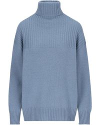 Vanisé - Turtleneck Ribbed Sweater - Lyst