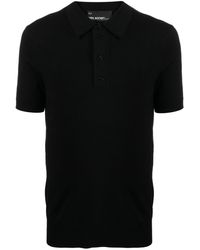 Neil Barrett - Fine-knit Short-sleeved Polo Shirt - Lyst