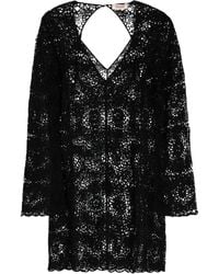 Twinset - オープンニット ミニドレス - Lyst