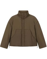 ROUGH - Embroidered-Detail Quilted Jacket - Lyst