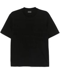 Emporio Armani - Logo Baumwoll -T -Shirt - Lyst