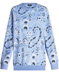 Etro - Sudadera con motivo de bandana - Lyst