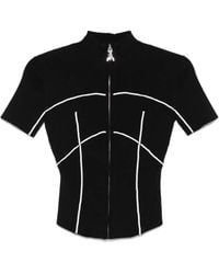 Patrizia Pepe - ジップアップ リブトップ - Lyst