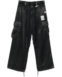 Maison Mihara Yasuhiro - Satin Cargo Pants - Lyst