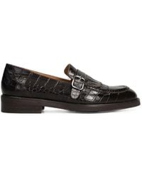 Pedro Miralles - Mocassins À Effet Peau De Crocodile - Lyst