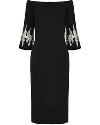 Jenny Packham - Aster Midikleid Mit Pailletten - Lyst