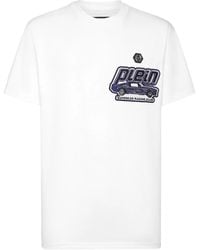 Philipp Plein - Jersey T-Shirt Round Neck Ss Cars Racing - Lyst