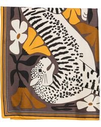 Inoui Edition - Animal-Print Scarf - Lyst